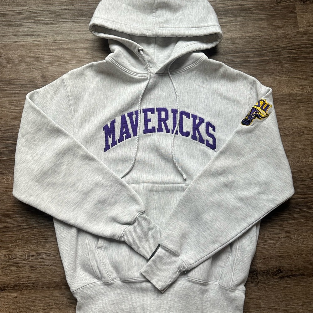 Signature Gray and Purple Sweatshirts & Hoodies